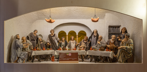 Die Fastenkrippe, Letztes Abendmahl.